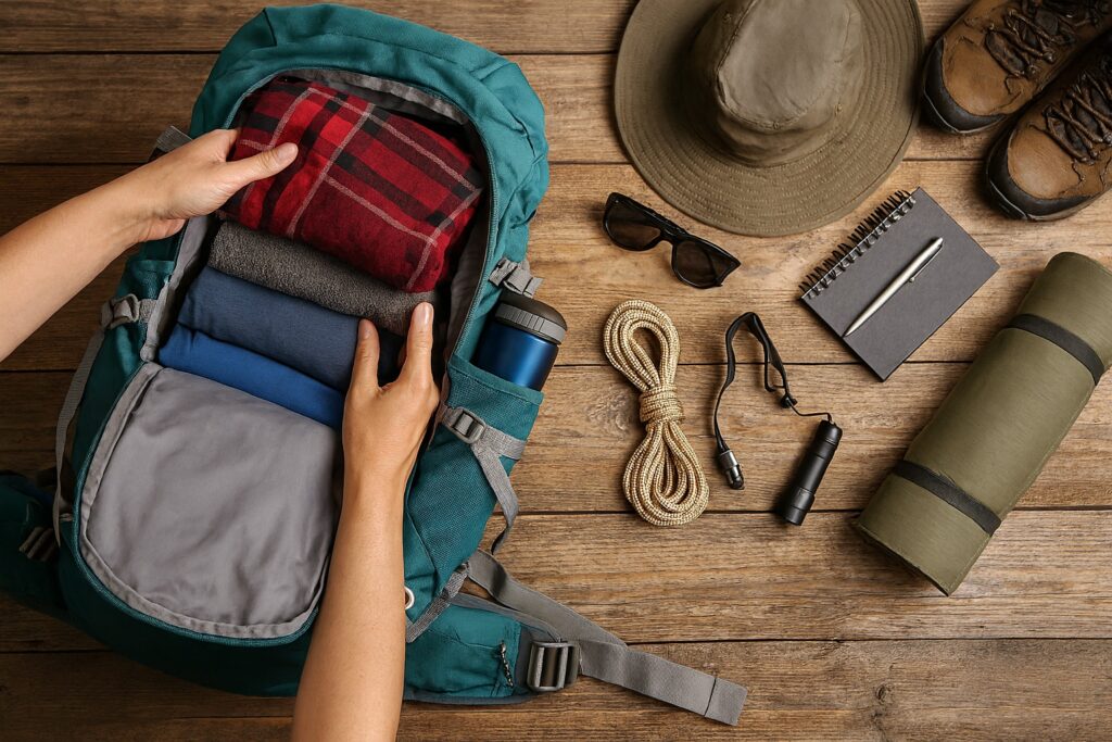 Mochila en preparación