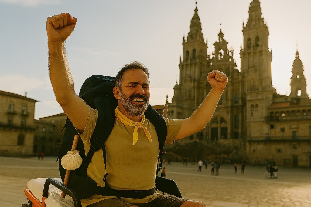 Llagada a Santiago. Importante evitar lesiones comunes en el Camino 