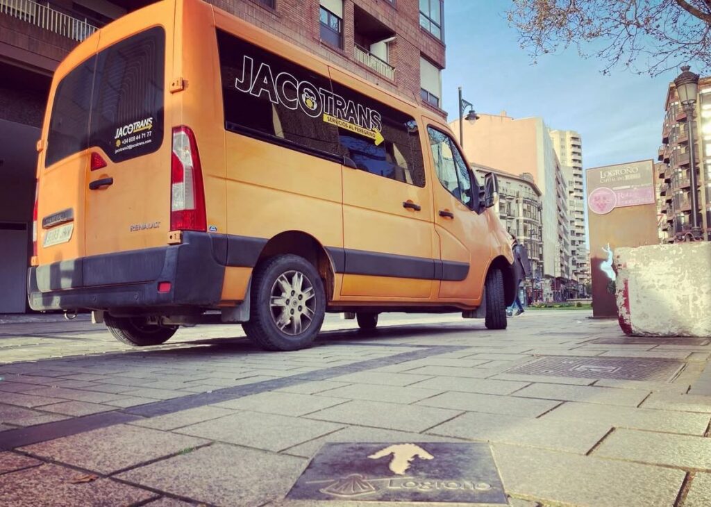 servicio de transporte de mochilas en el Camino de Santiago